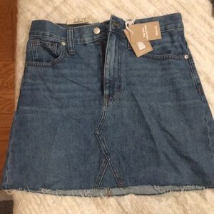 Madewell Jean skirt!